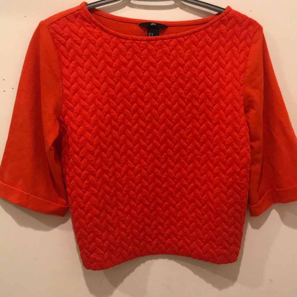 Textured sweater shirt